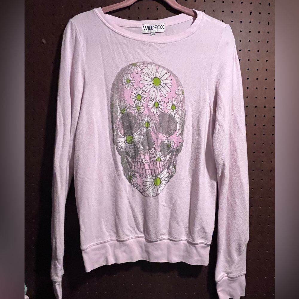 Wildfox Pink Skull Shirt